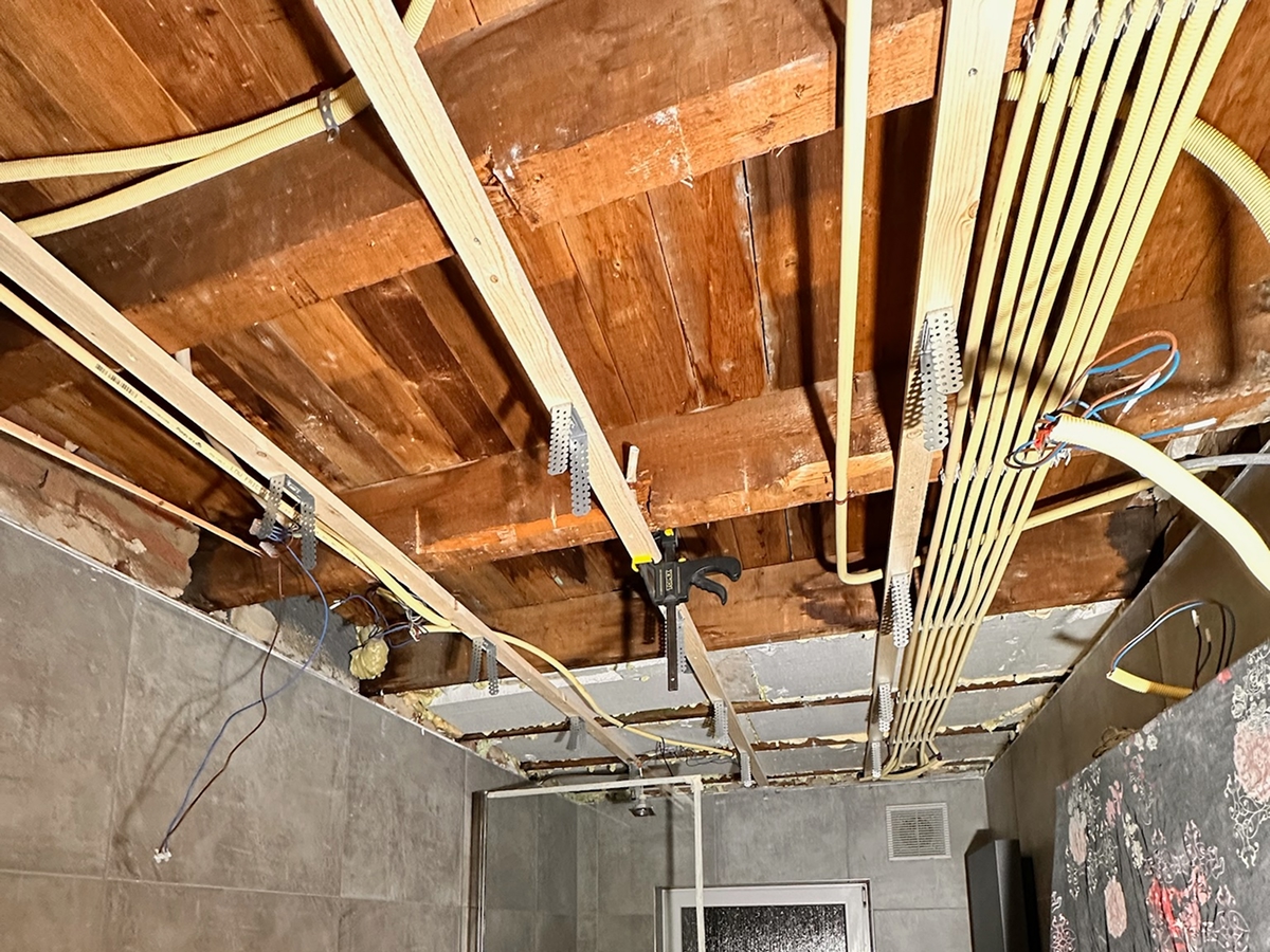 Bathroom Ceiling — Demolition