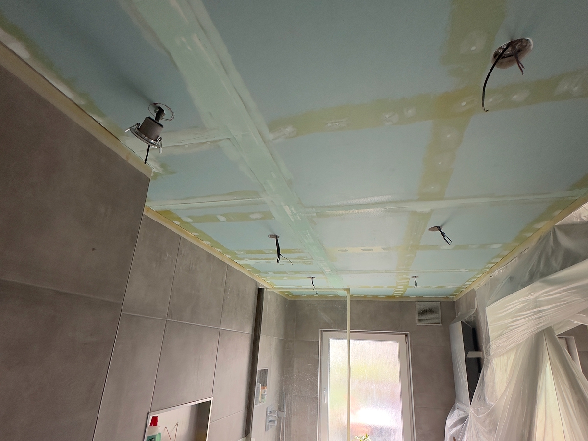 Bathroom Ceiling — Seams